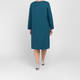 Luisa Viola Stretch Jersey Dress Teal 