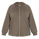 Luisa Viola Scuba Jersey Hooded Jacket Khaki 