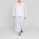 Luisa Viola Pull On Gaberdine Trouser White