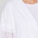 Luisa Viola Broderie Anglaise Cotton Jacket White