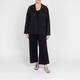 Luisa Viola Broderie Anglaise Cotton Jacket Black