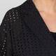 Luisa Viola Broderie Anglaise Cotton Jacket Black
