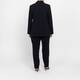 Luisa Viola Double Breasted Suit Jacket Black