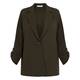 Luisa Viola Crepe Jersey Jacket Khaki