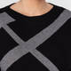 Luisa Viola Abstract Intarsia Sweater Black 