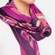 Luisa Viola Print Scarf Fuchsia 