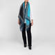 Luisa Viola Scarf Print Teal 