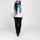 Luisa Viola Scarf Print Teal 
