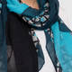 Luisa Viola Scarf Print Teal 