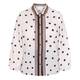Luisa Viola Polka Dot Shirt Ivory 