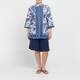 Luisa Viola Linen Blend Shorts Navy