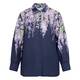 Luisa Viola Wisteria Print Shirt Navy