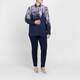 Luisa Viola Wisteria Print Shirt Navy