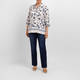 Luisa Viola Shell Print Shirt Navy 