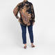 Luisa Viola Paisley Print Shirt Black 