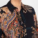 Luisa Viola Paisley Print Shirt Black 