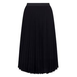 Luisa Viola Pleated Skirt Black - Plus Size Collection