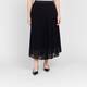 Luisa Viola Pleated Skirt Black