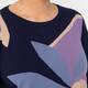 Luisa Viola Floral Intarsia Sweater Navy 
