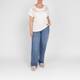 Luisa Viola Embroidered T-Shirt Off-White 