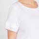 Luisa Viola Broderie Anglaise Back T-Shirt White 