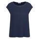 Luisa Viola Embellished Georgette Top Navy 