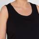Luisa Viola Vest Top Black 