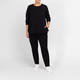 Luisa Viola Scuba Jersey Trousers Black