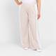 Luisa Viola Knitted Side Stripe Trousers Beige 