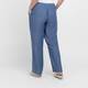 Luisa Viola Wide Leg Lightweight Jeans Denim Blue