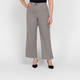 Luisa Viola Houndstooth Kick-Flare Trousers Black