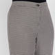 Luisa Viola Houndstooth Kick-Flare Trousers Black