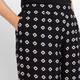 Luisa Viola Printed Trousers Black