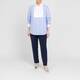 Luisa Viola Stretch Cady Trousers Navy