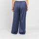 Luisa Viola Satin Trousers Dusky Blue