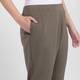 Luisa Viola Soft Touch Pull On Trousers Khaki 