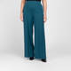 Luisa Viola Jersey Palazzo Trousers Teal 