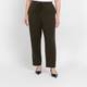 Luisa Viola Pull-On Drawstring Waist Trouser Khaki 