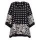Luisa Viola Tunic Black and White 