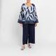 Luisa Viola Georgette Tunic Blue 