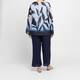 Luisa Viola Georgette Tunic Blue 