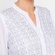 LulaSoul Embroidered Sequin Cotton Tunic White 