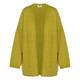 Marina Rinaldi 100% Virgin Wool Cardigan Chartreuse 