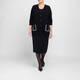 Marina Rinaldi Wool and Cashmere Cardigan Rhinestone Black