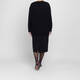 Marina Rinaldi Wool and Cashmere Cardigan Rhinestone Black