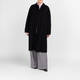 Marina Rinaldi Double Face Wool Coat Black 