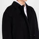 Marina Rinaldi Double Face Wool Coat Black 