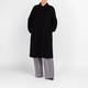 Marina Rinaldi Double Face Wool Coat Black 