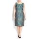 Marina Rinaldi geometric brocade DRESS