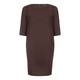 Marina Rinaldi aubergine shift 3/4 sleeve DRESS